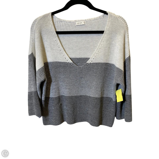 Sweater By Gentle Fawn In Grey & White, Size: Xs