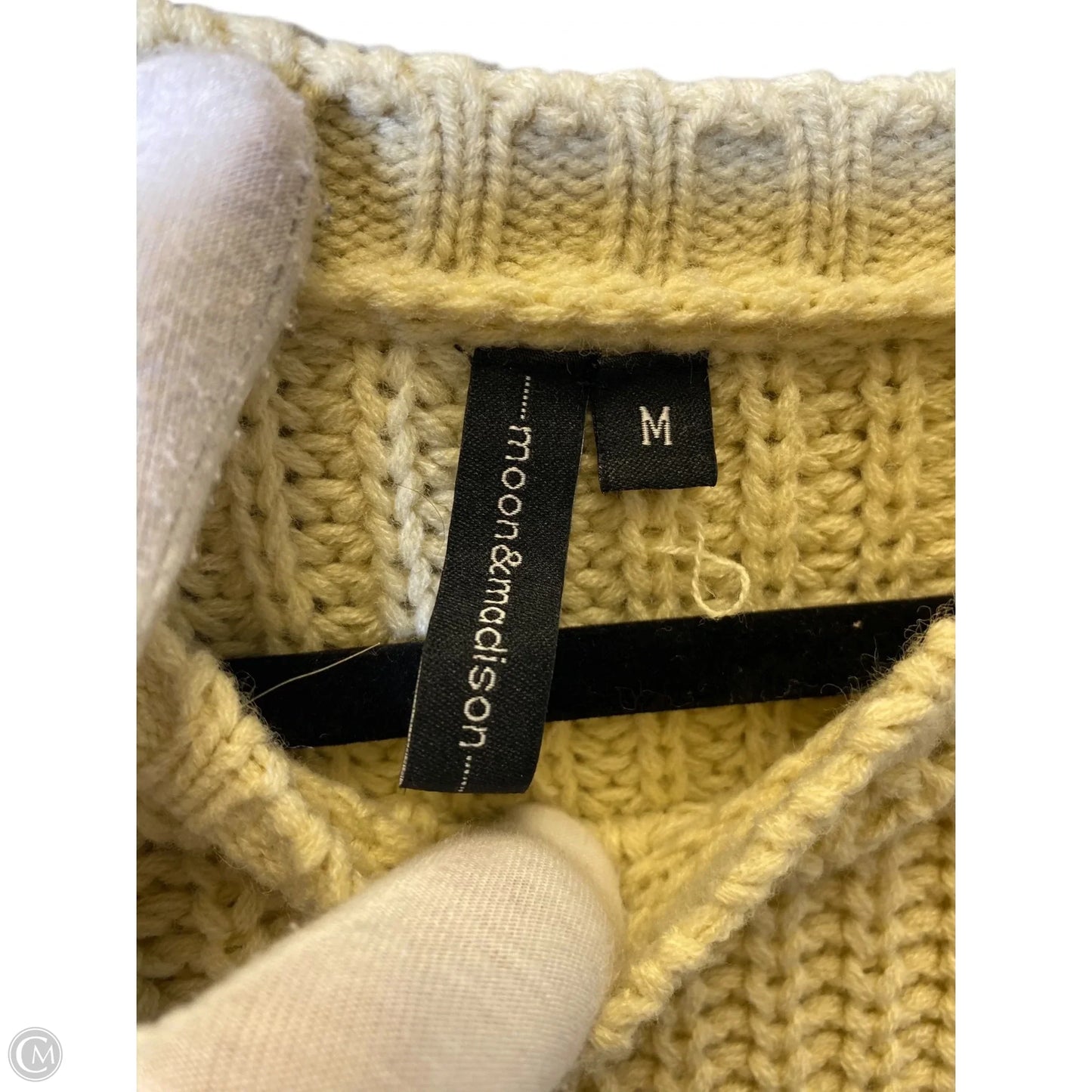 Sweater By Moon And Madison In Tan, Size: M