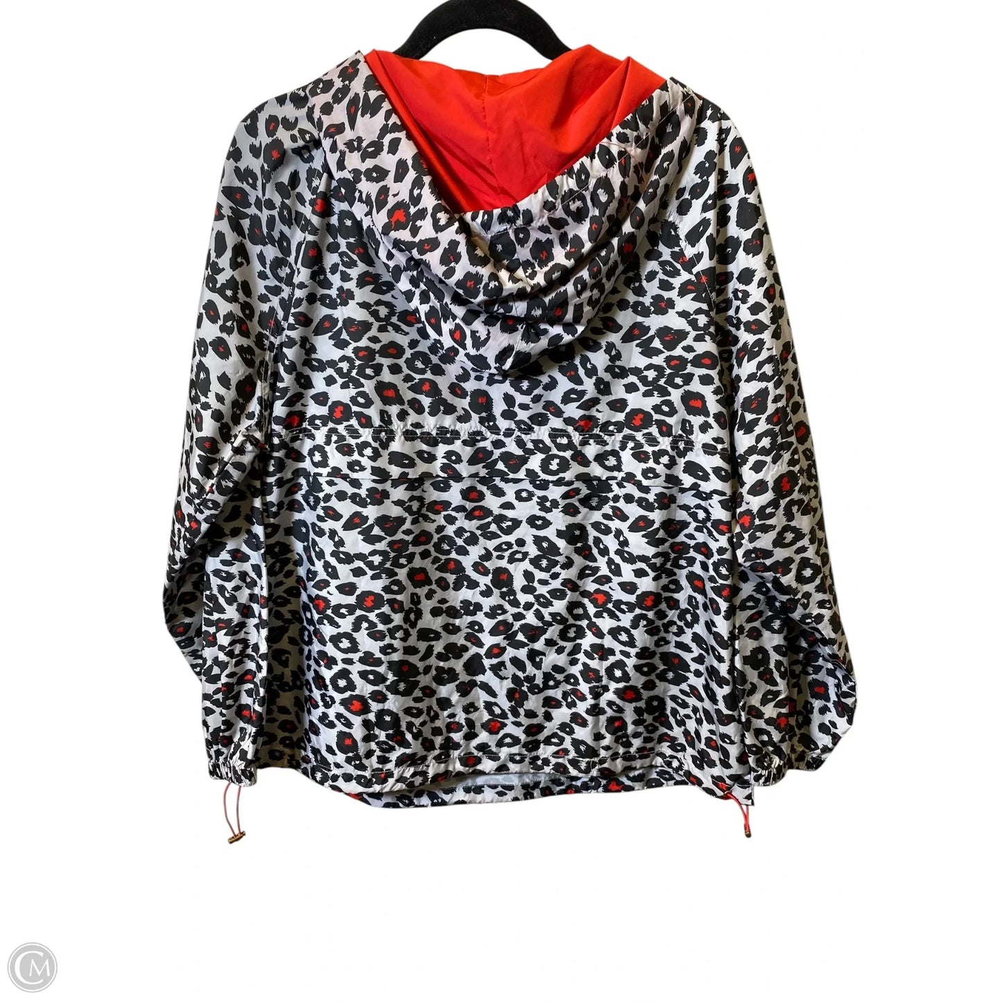 Athletic Jacket By Top Style In Animal Print, Size: M