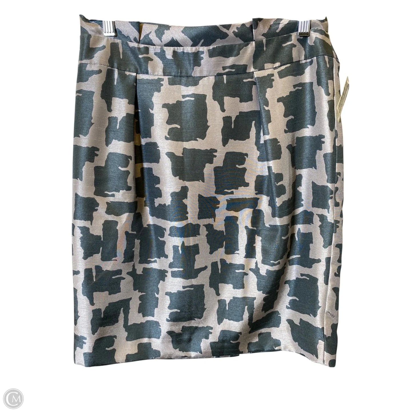 Skirt Mini & Short By Banana Republic In Green & Tan, Size: 8