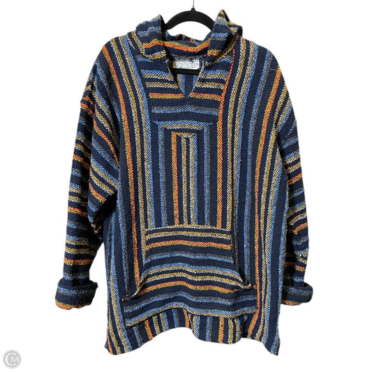 Poncho By Clothes Mentor In Multi-colored, Size: 2x