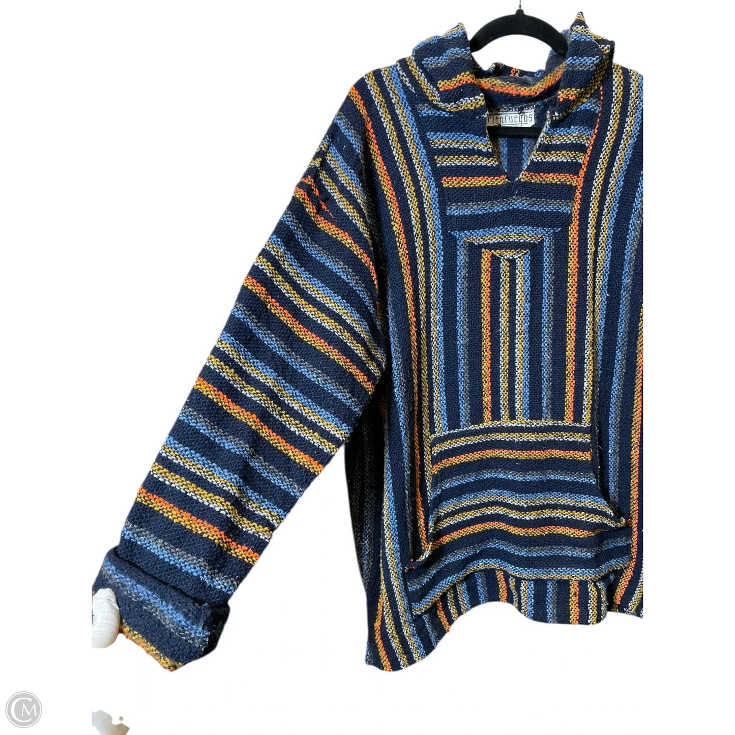 Poncho By Clothes Mentor In Multi-colored, Size: 2x