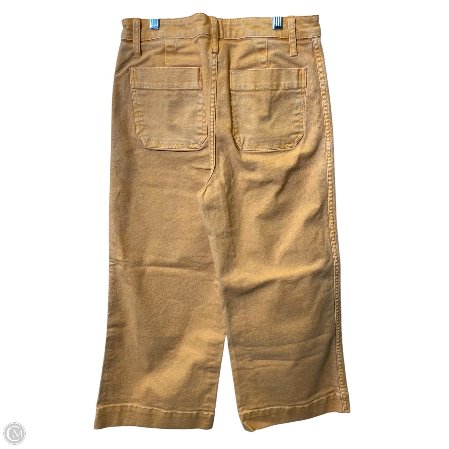 Pants Wide Leg By Madewell In Yellow, Size: 8