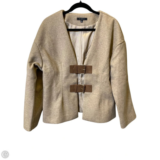 Jacket Other By Fore In Tan, Size: L