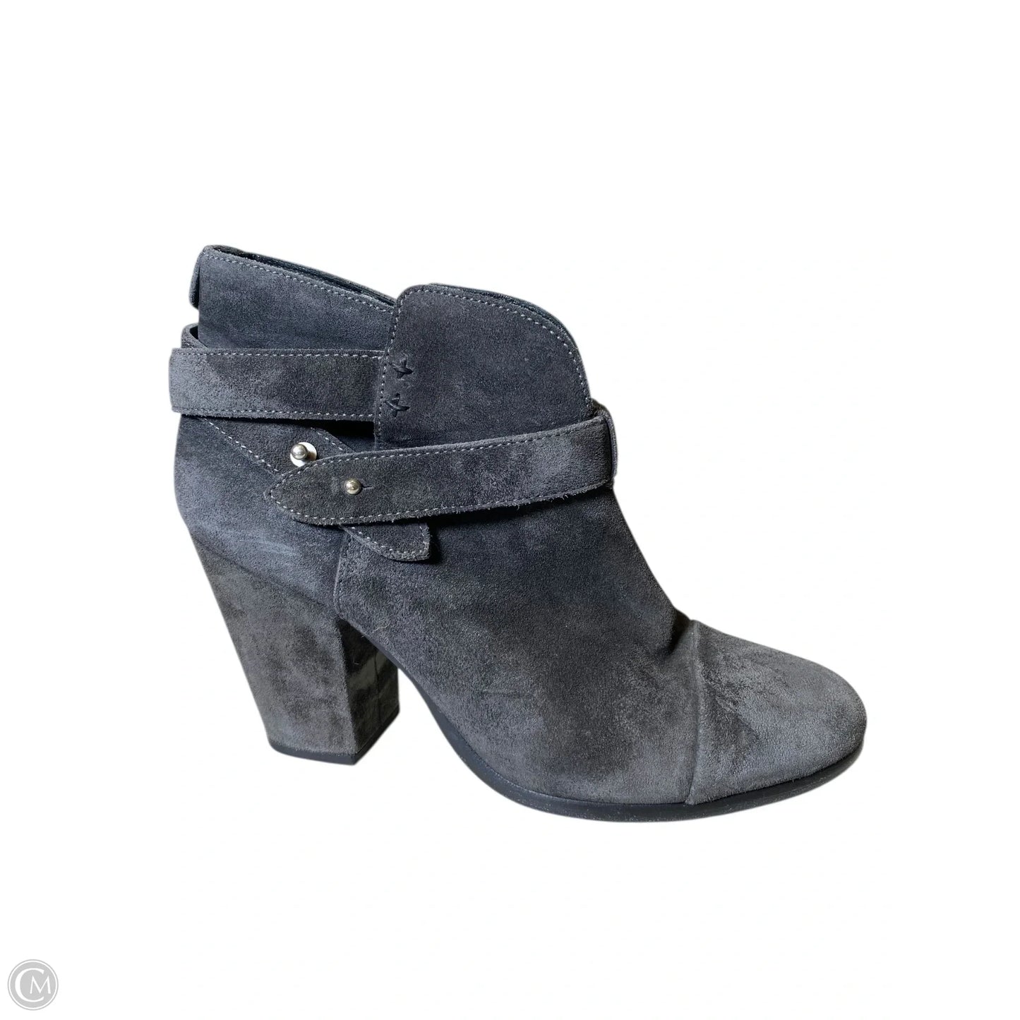 Boots Ankle Heels By Rag And Bone In Grey, Size: 8
