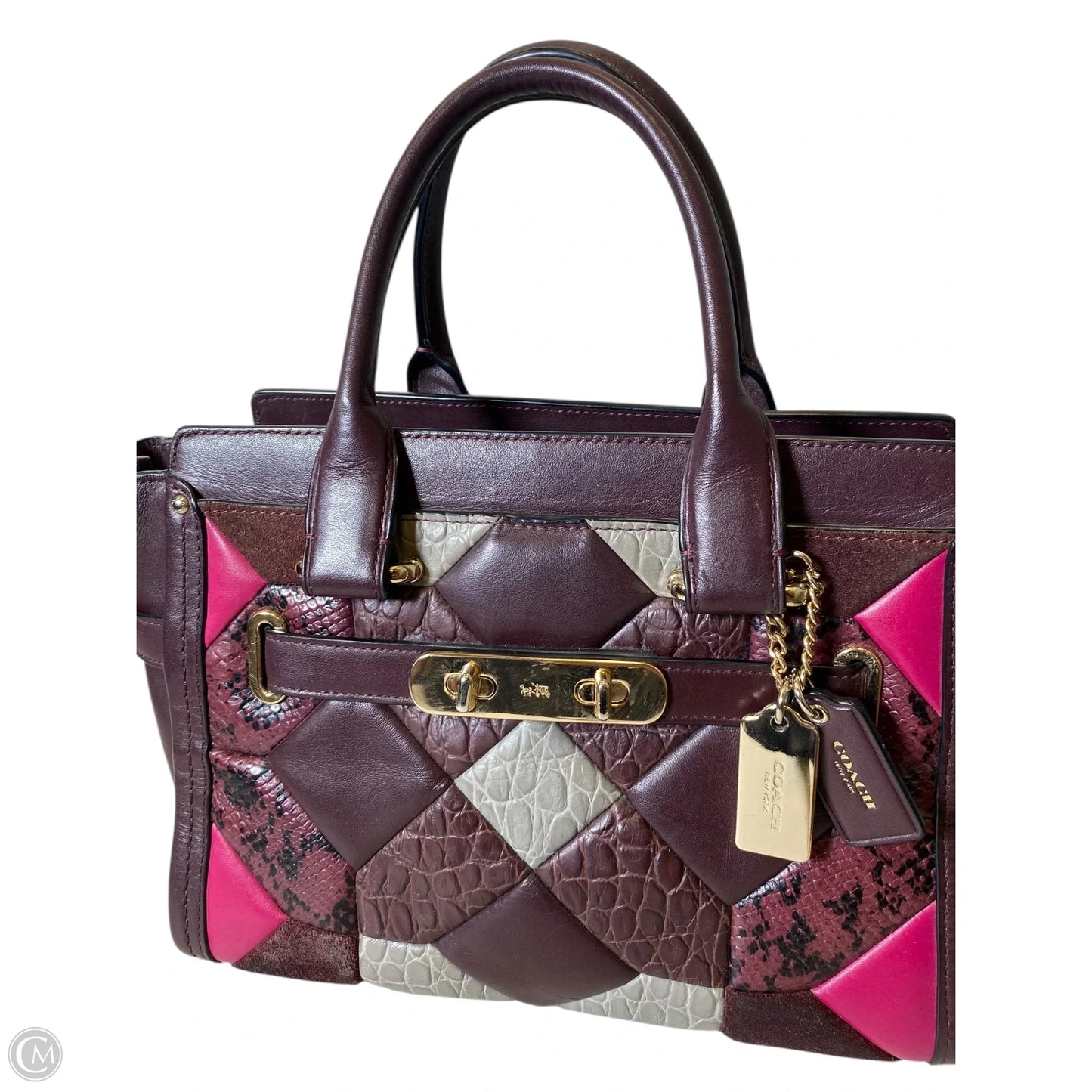 Handbag Designer By Coach, Size: Medium