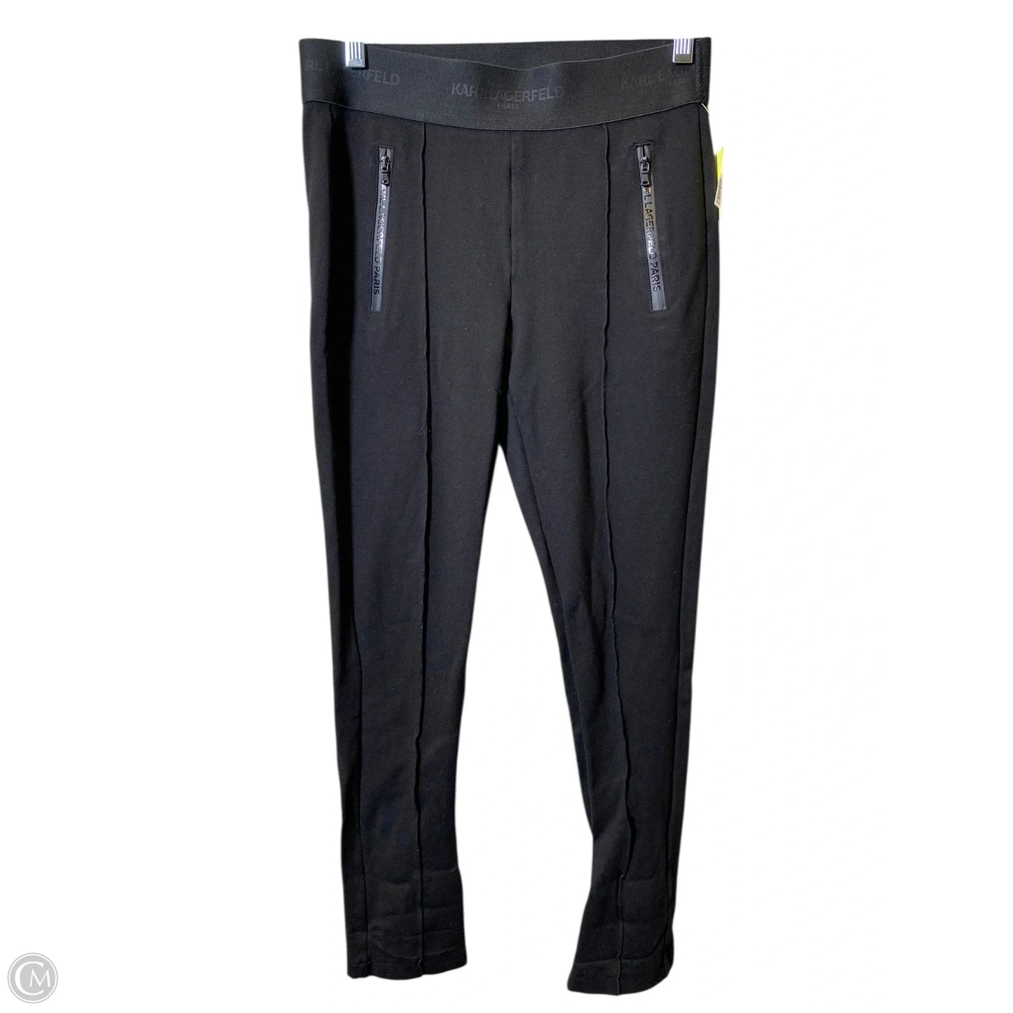 Pants Designer By Karl Lagerfeld In Black, Size: Xs