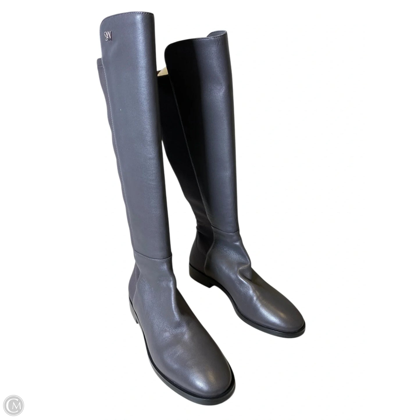 Boots Designer By Stuart Weitzman In Grey, Size: 8.5