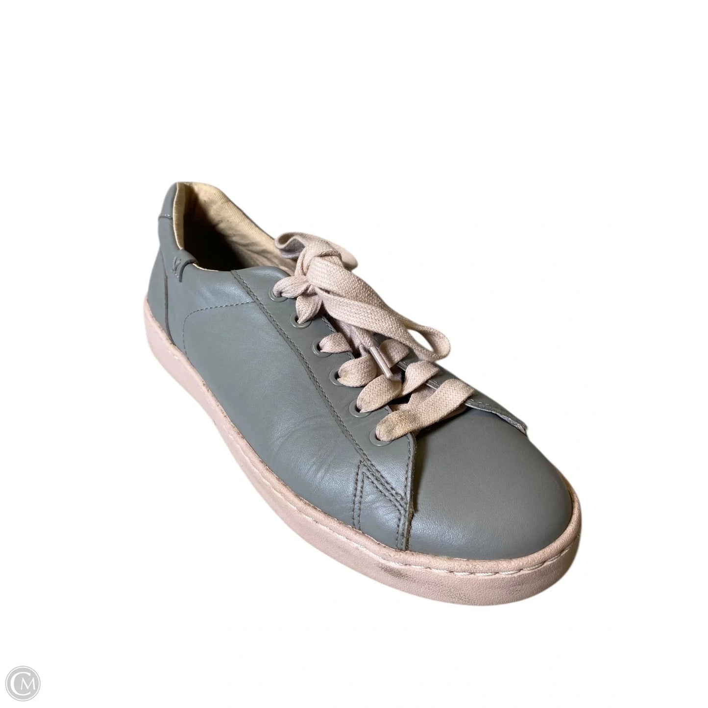 Shoes Flats By Vionic In Grey & Pink, Size: 9