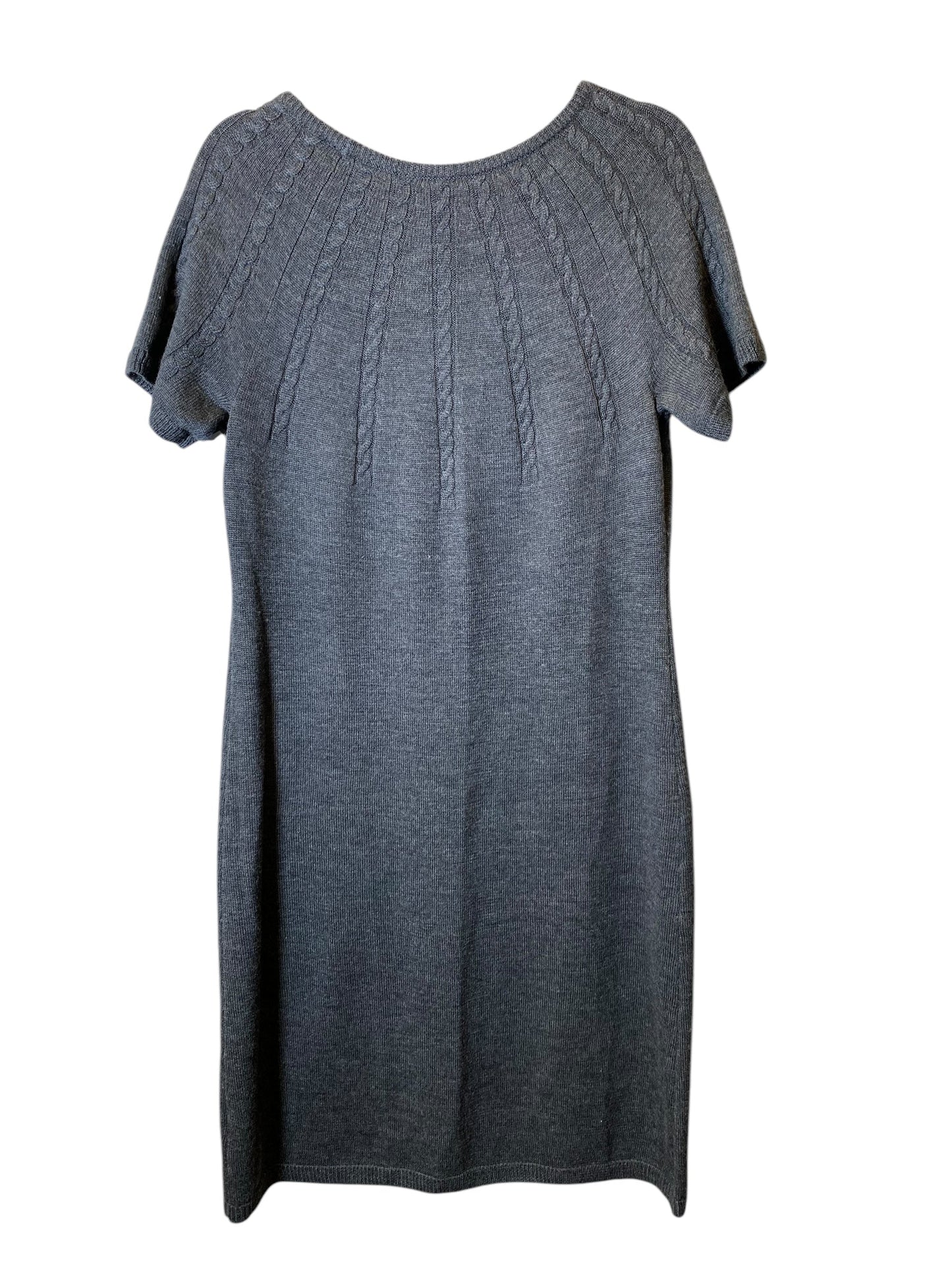 Dress Casual Maxi By Calvin Klein In Grey, Size: L