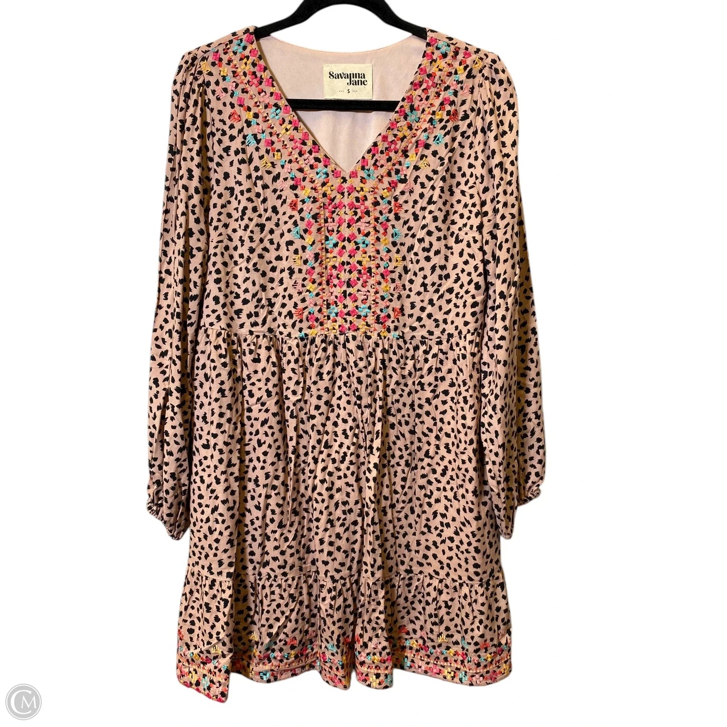Dress Casual Short By Savanna Jane In Animal Print, Size: S