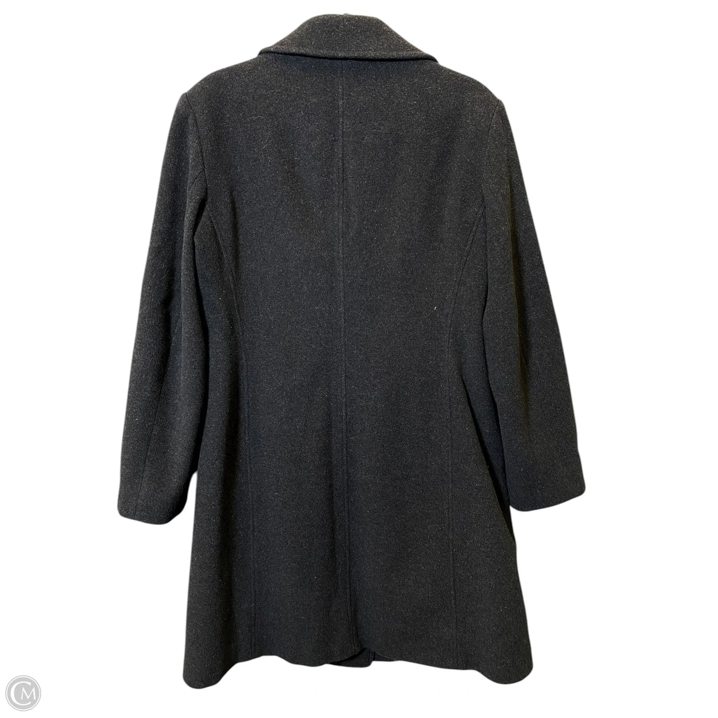 Coat Peacoat By Herman Kay In Black, Size: L