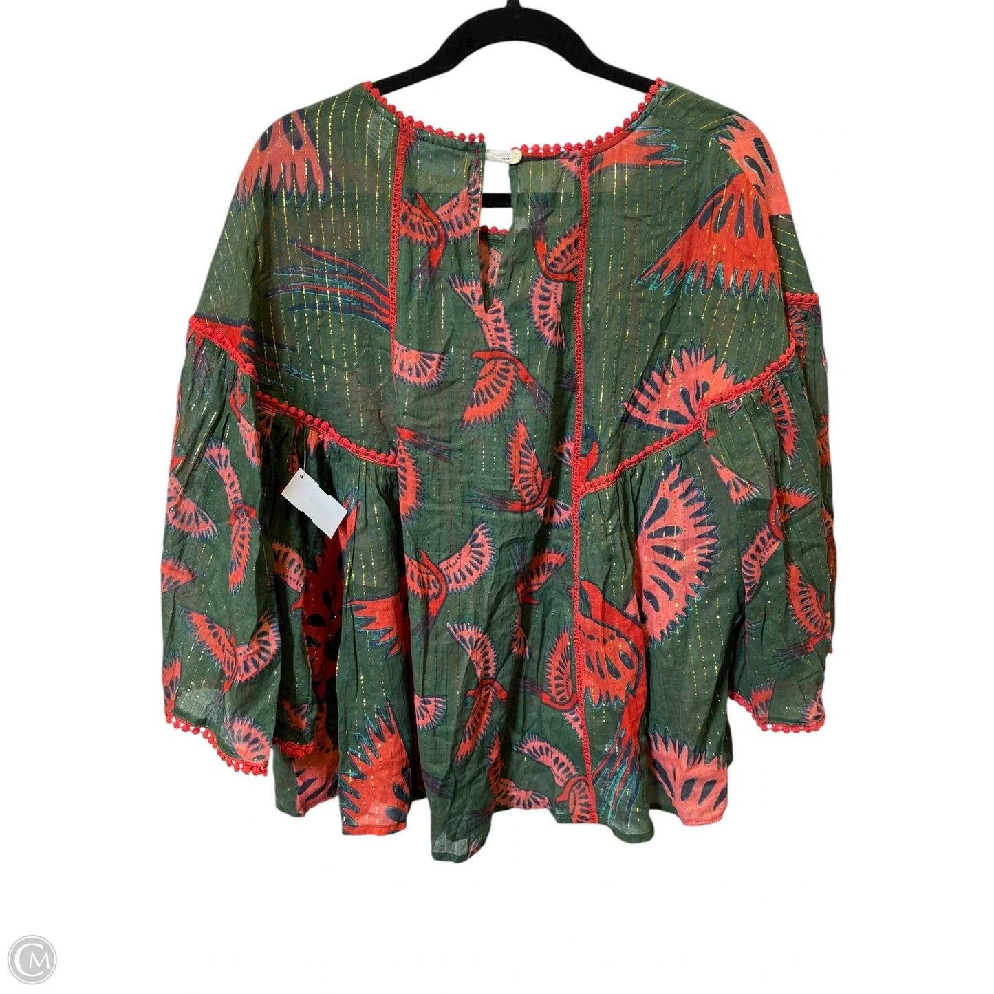 Blouse 3/4 Sleeve By Rachel Zoe In Multi-colored, Size: M