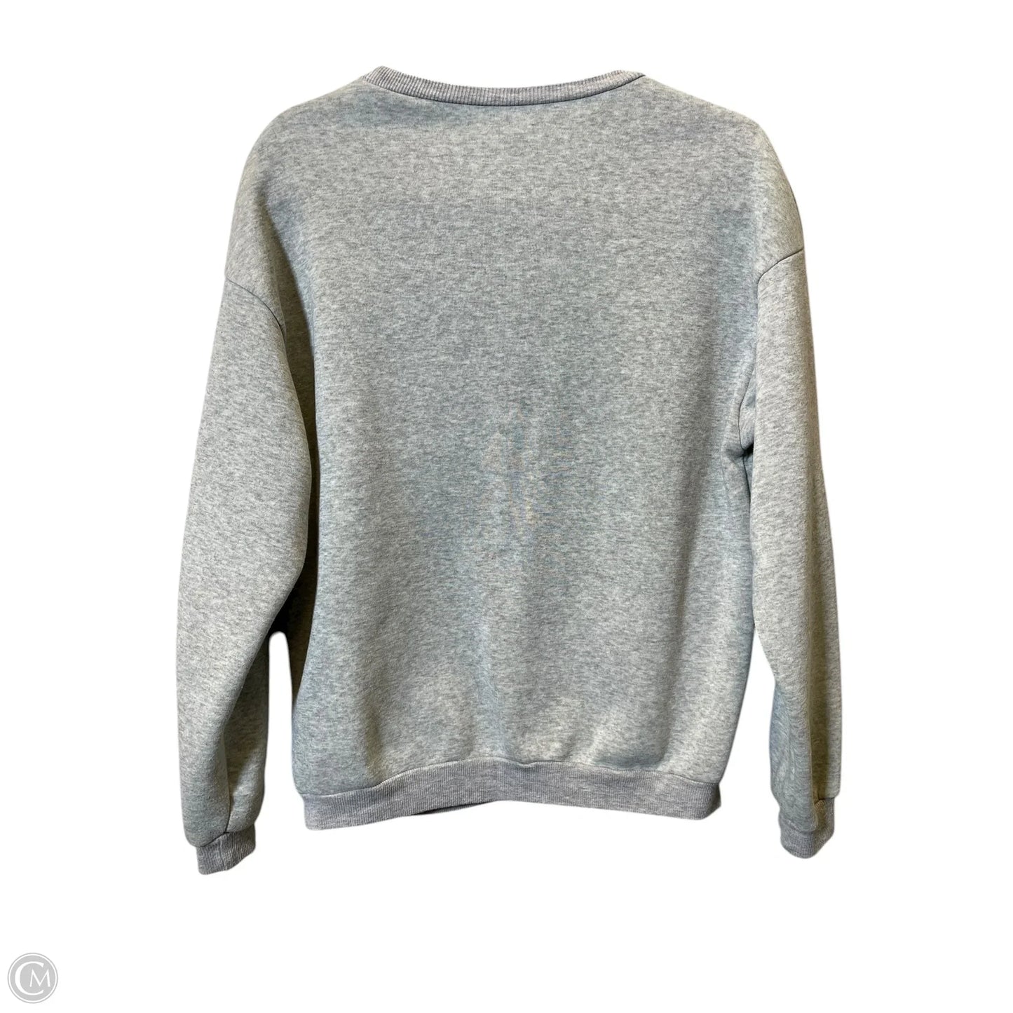 Sweatshirt Crewneck By Shein In Grey, Size: S