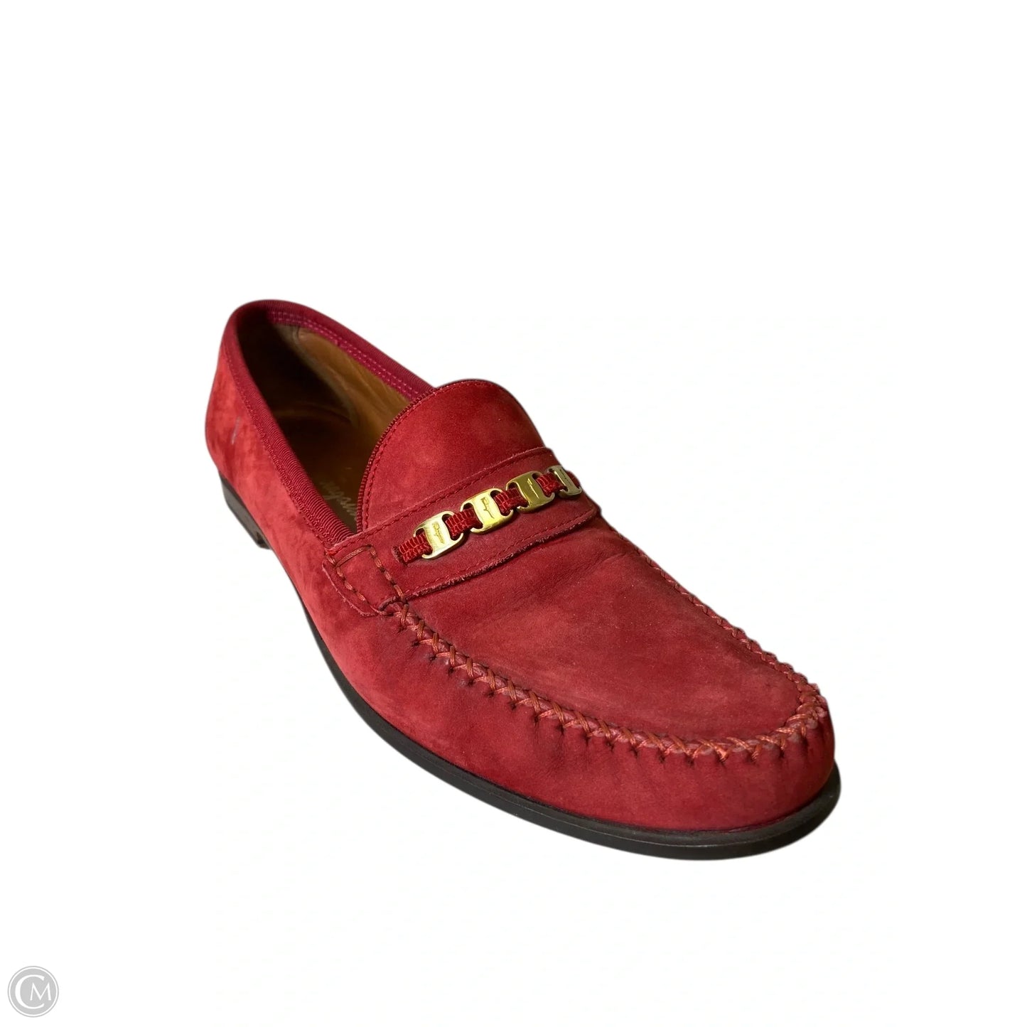 Shoes Luxury Designer By Ferragamo In Red, Size: 10