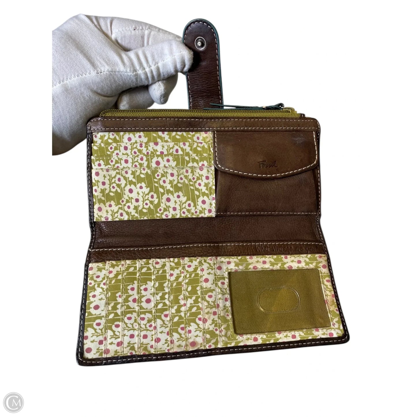 Wallet By Fossil, Size: Medium