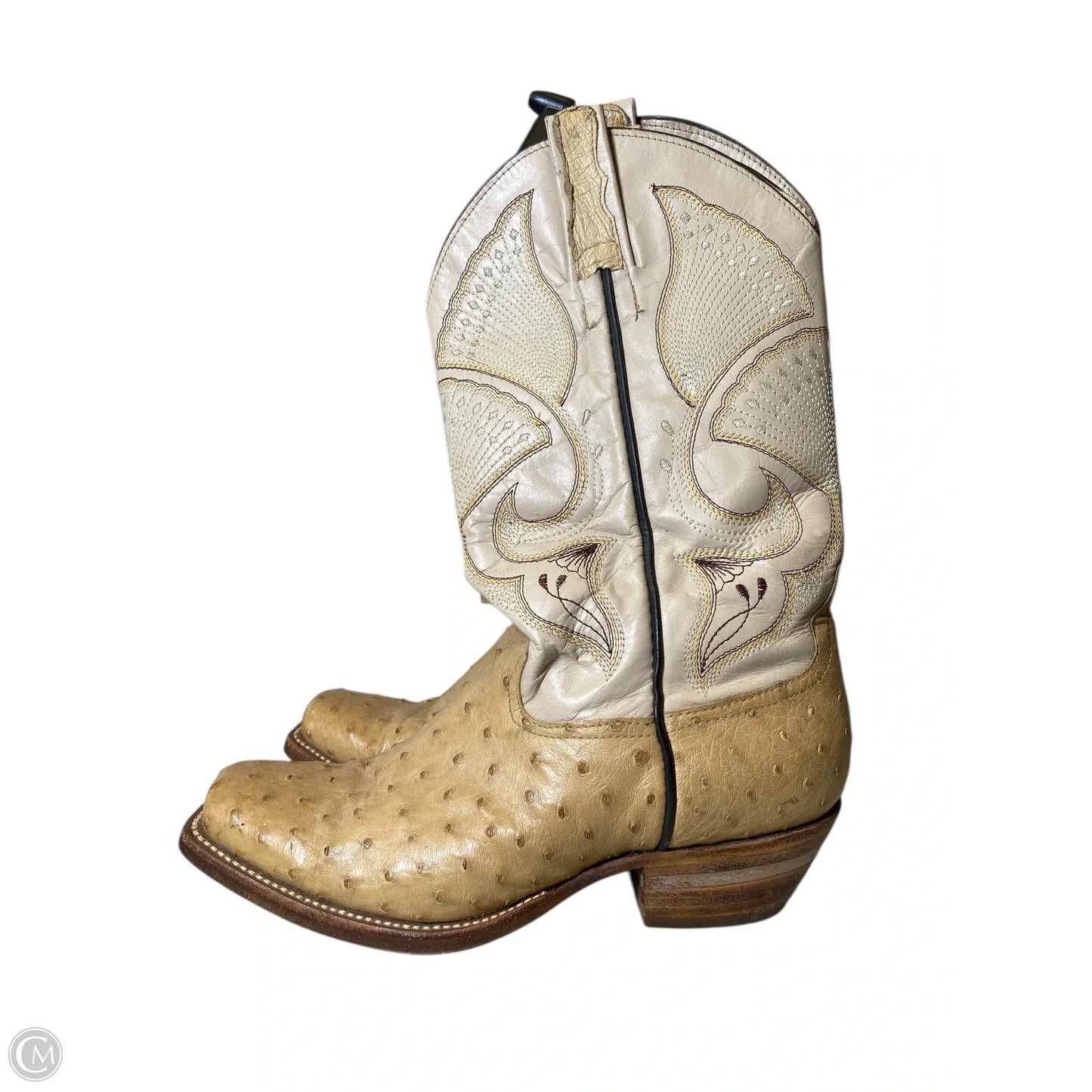 Boots Western By Moran Boots In Cream, Size: 7.5