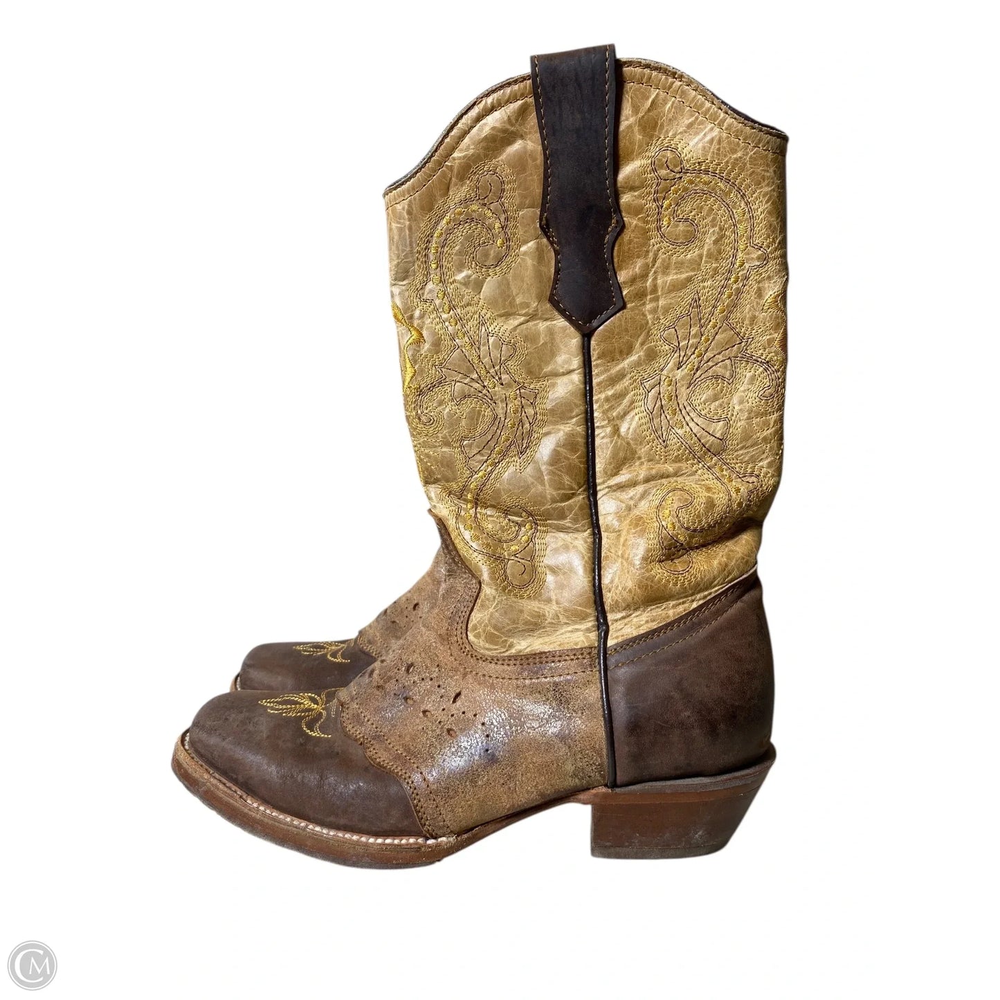 Boots Western By Gavillero Botas In Brown, Size: 7.5