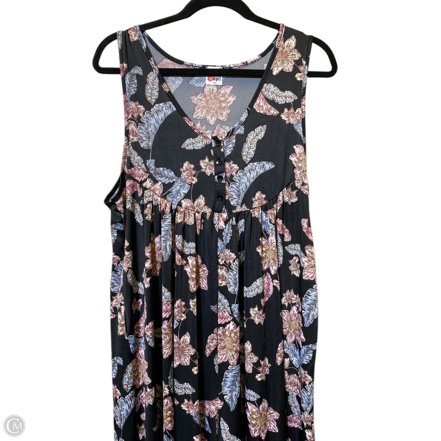 Jumpsuit By Clothes Mentor In Multi-colored, Size: 2XL