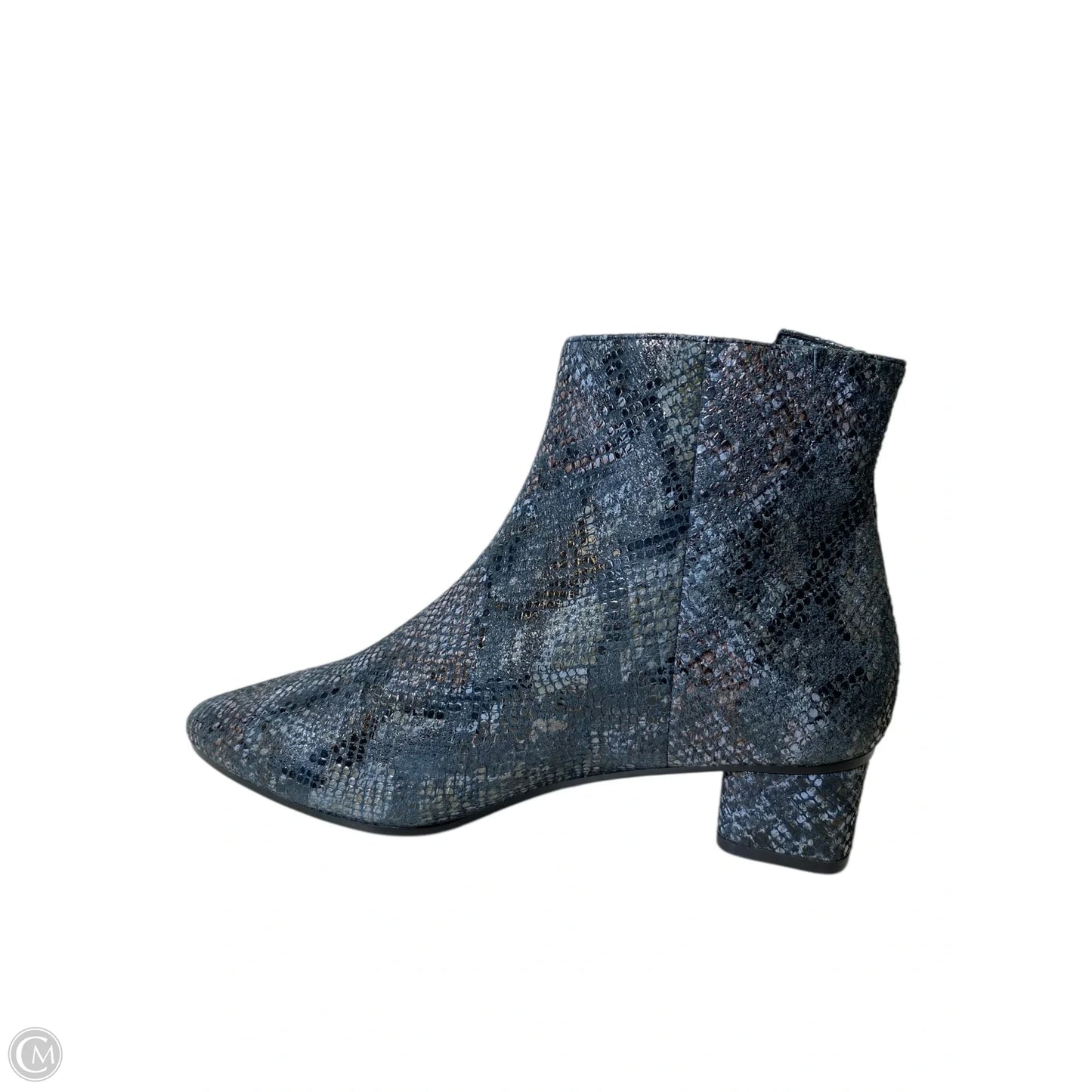 Boots Ankle Heels By Vaneli In Animal Print, Size: 6.5