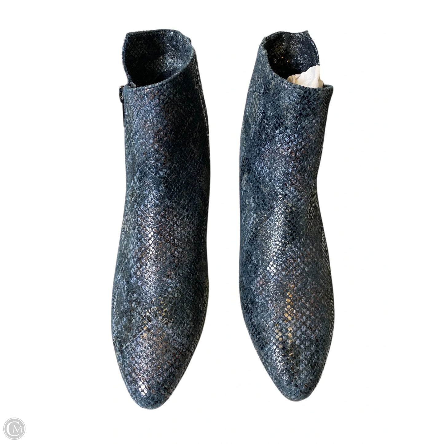 Boots Ankle Heels By Vaneli In Animal Print, Size: 6.5