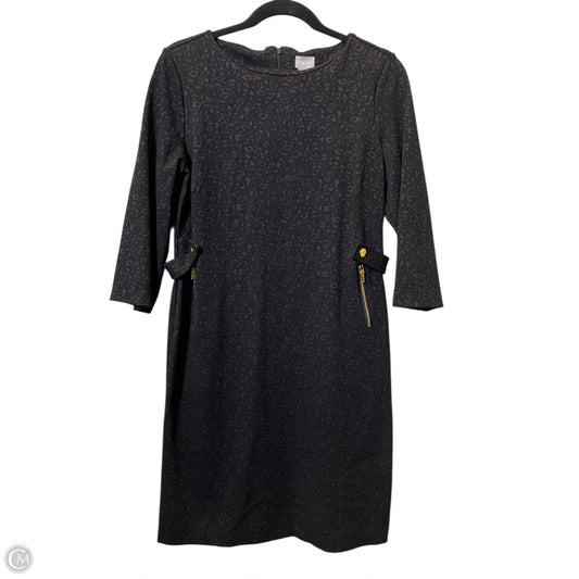 Dress Casual Midi By Chicos In Black, Size: 0 Dress Casual Midi By Chicos In Black, Size: 0