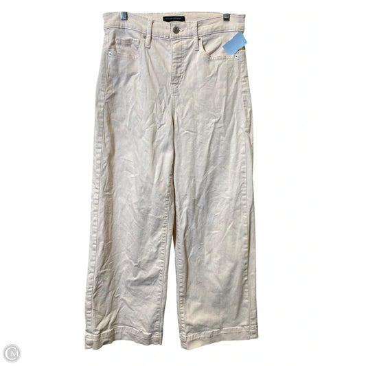 Jeans Wide Leg By Banana Republic In Pink, Size: 4