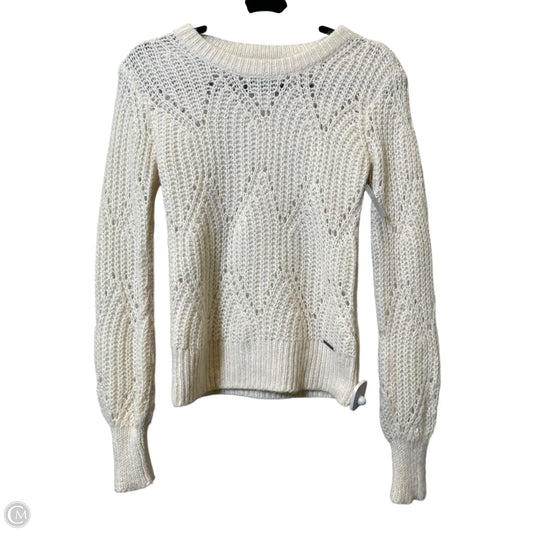 Sweater By Abercrombie And Fitch In Cream, Size: Xs