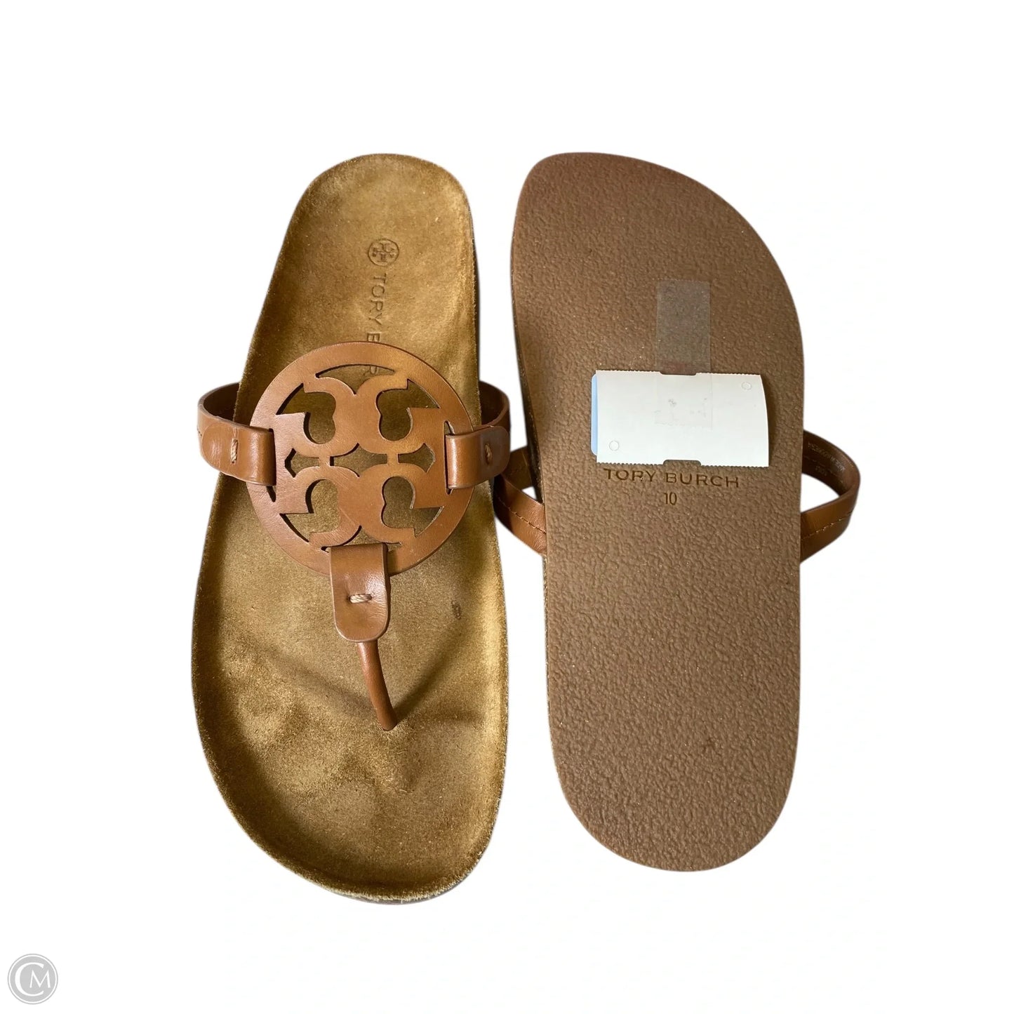 Sandals Designer By Tory Burch In Brown, Size: 10