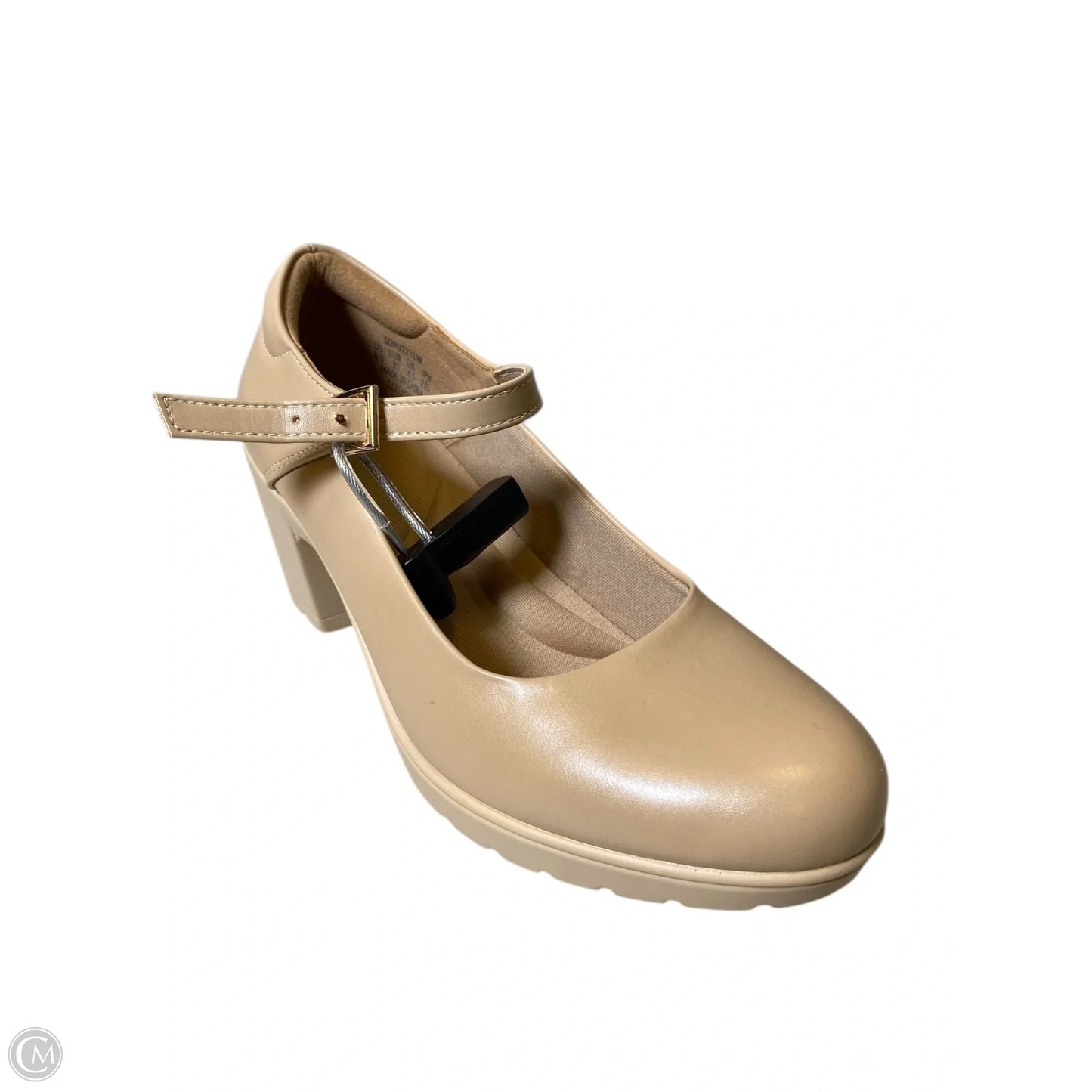 Shoes Heels Block By Dream Pairs In Beige, Size: 6.5