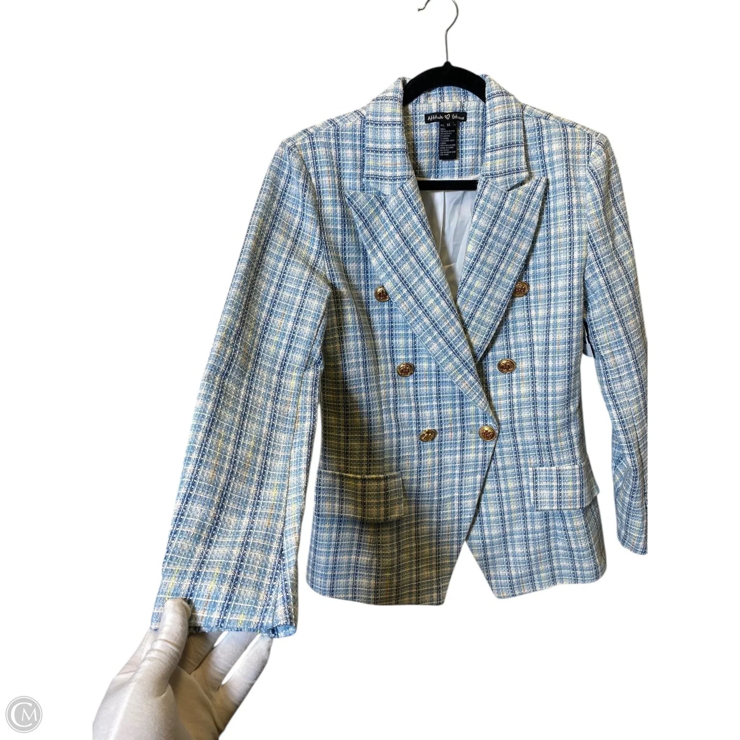 Blazer By Attitude In Multi-colored, Size: M