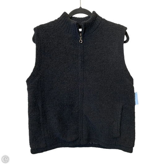 Vest Fleece By Clothes Mentor In Black, Size: L