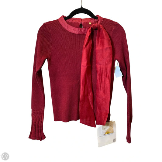 Top Long Sleeve By Chicwish In Red, Size: L