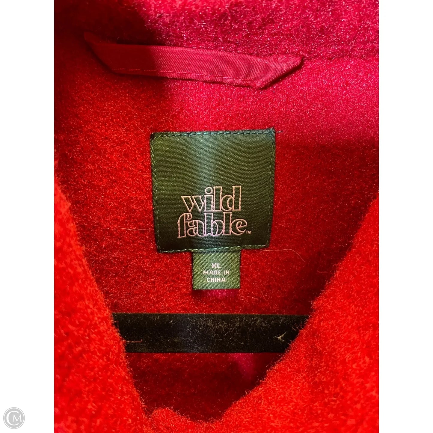 Jacket Faux Fur & Sherpa By Wild Fable In Red, Size: Xl