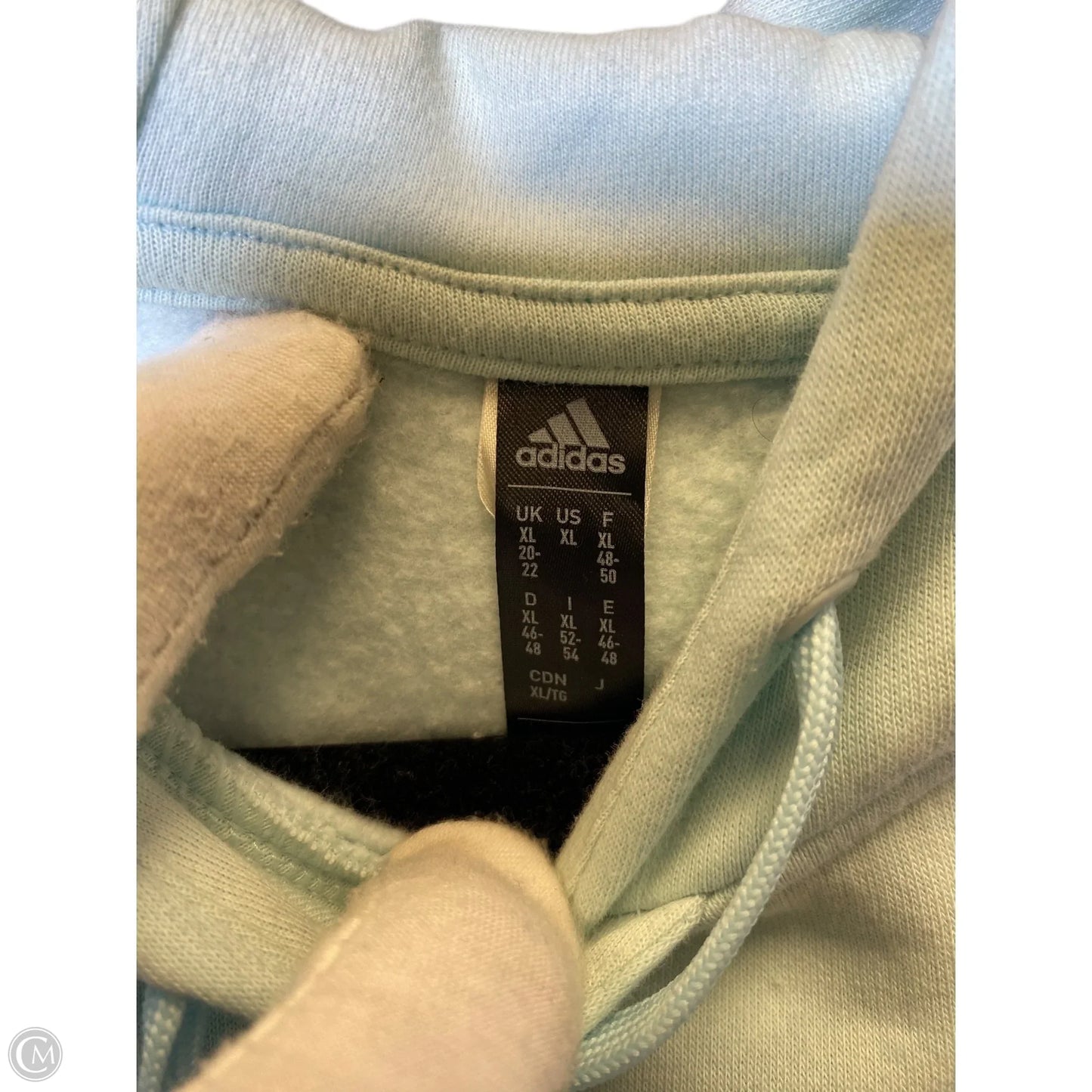 Sweatshirt Hoodie By Adidas In Blue, Size: Xl
