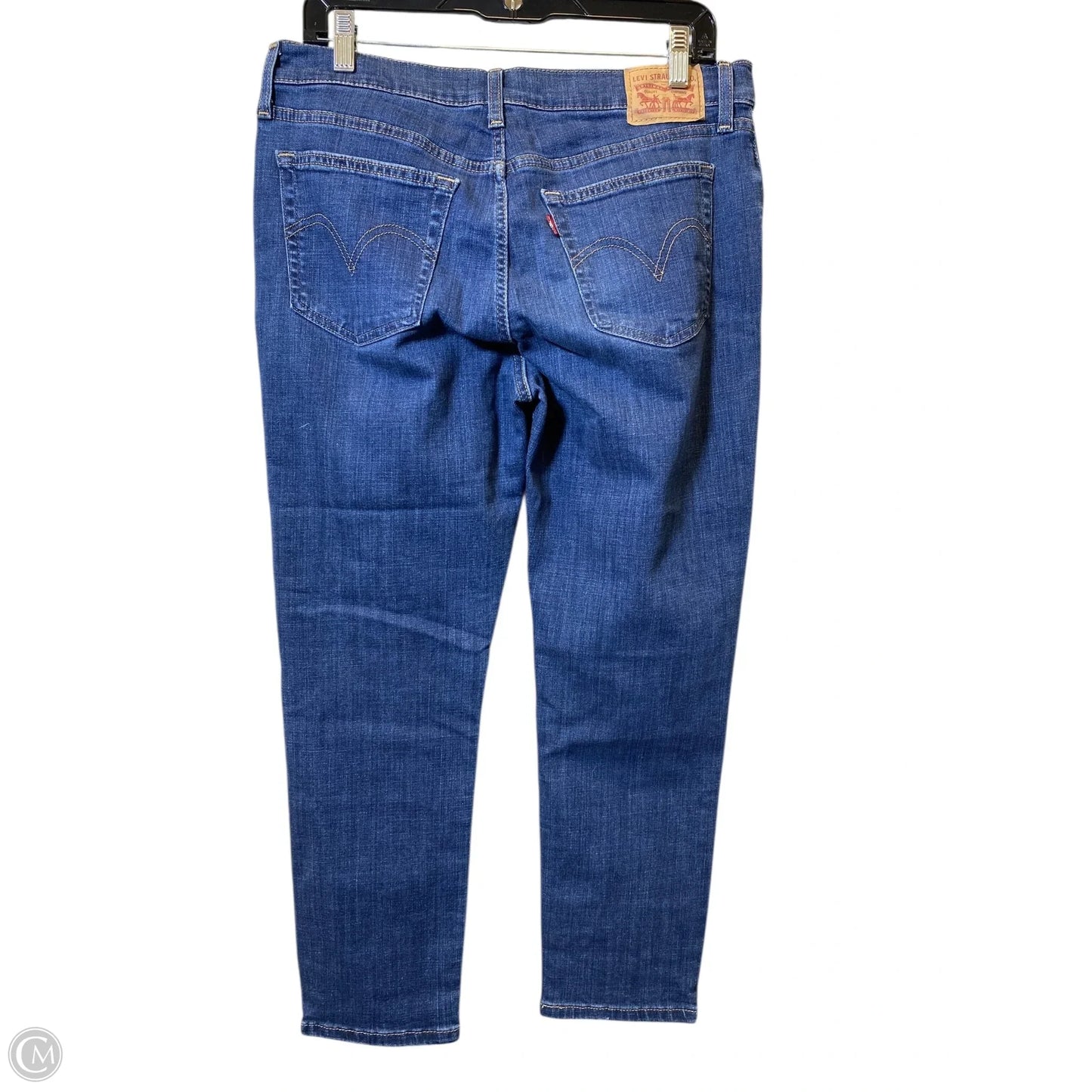 Jeans Boyfriend By Levis In Blue Denim, Size: 10