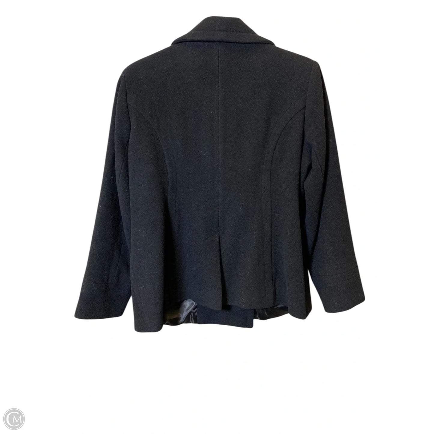 Coat Wool By Style And Company In Black, Size: Lp