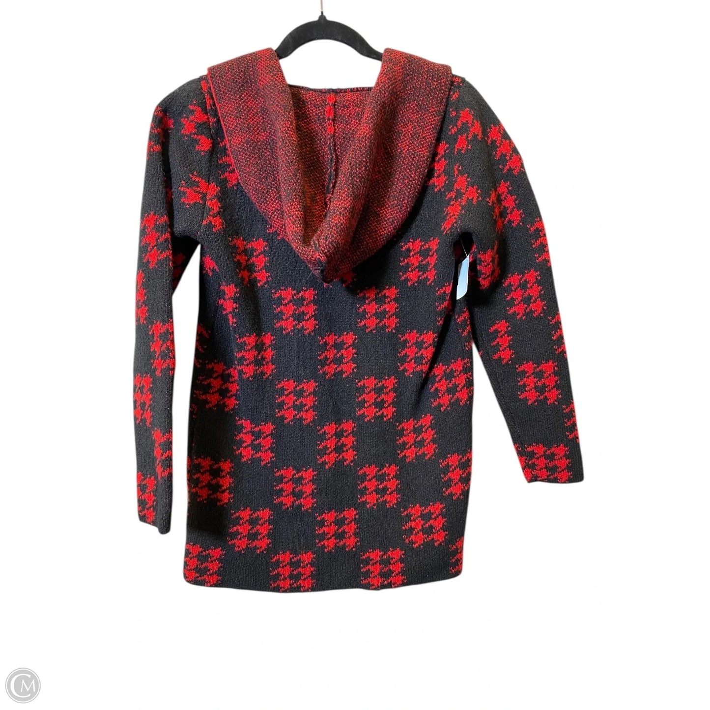 Cardigan By Belldini In Black & Red, Size: M