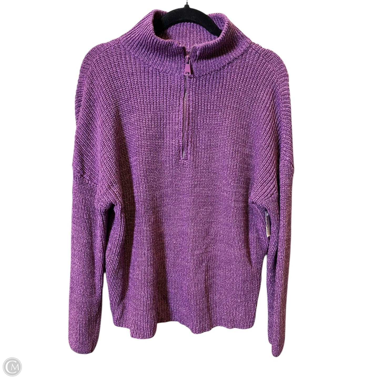 Sweater By Clothes Mentor In Purple, Size: L