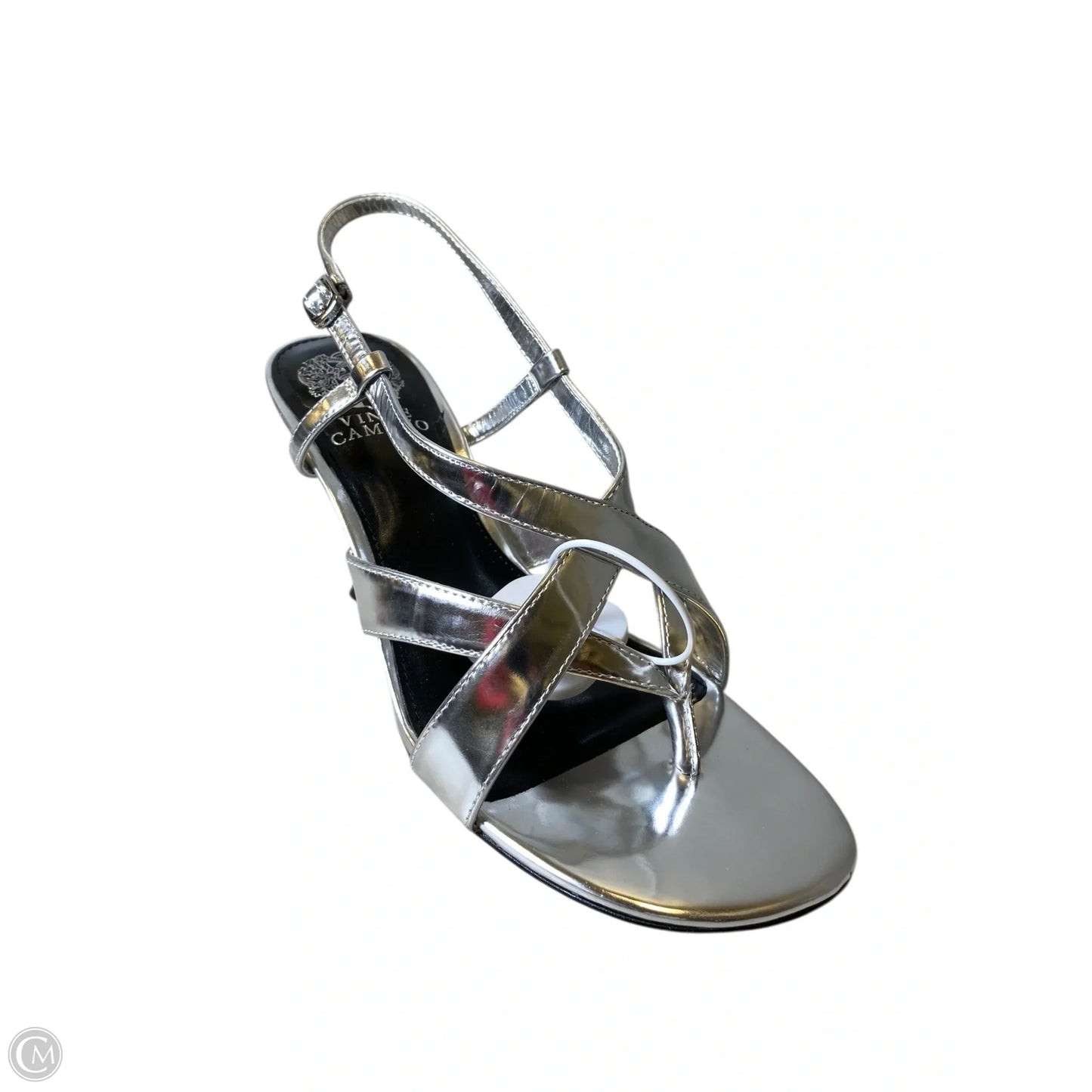 Shoes Heels Kitten By Vince Camuto In Silver, Size: 8.5