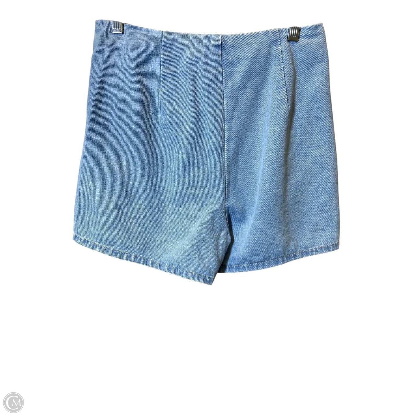 Skort By Cider In Blue Denim, Size: S
