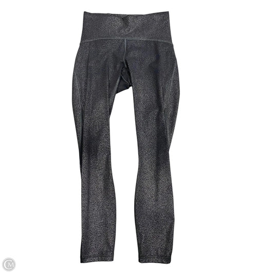 Athletic Leggings By Lululemon In Silver, Size: 4