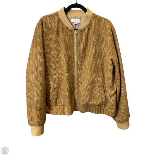 Jacket Puffer & Quilted By Loft In Brown, Size: Xl