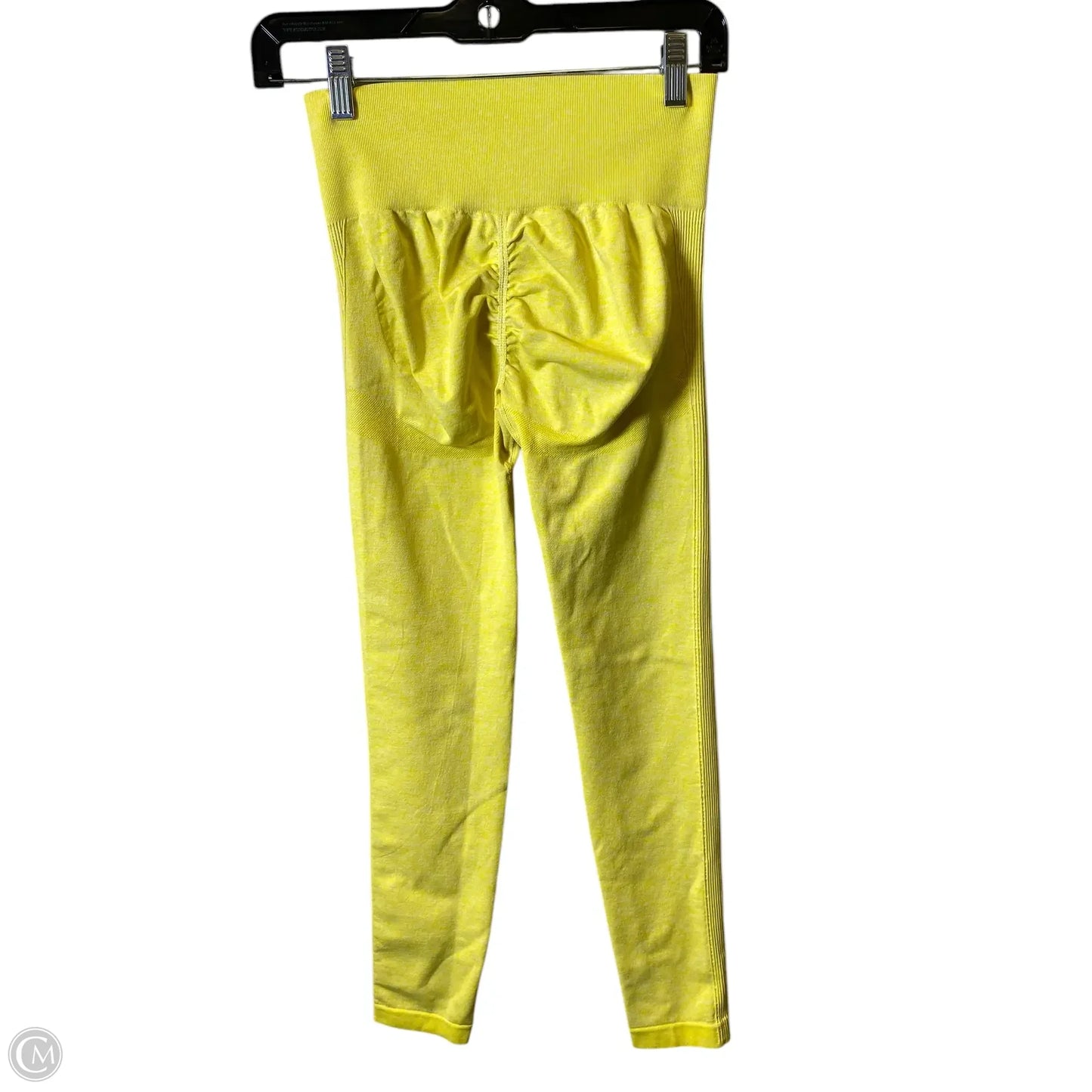 Athletic Leggings By Clothes Mentor In Yellow, Size: M