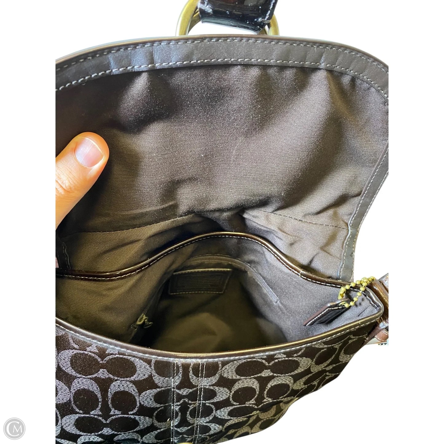 Handbag Designer By Coach, Size: Large