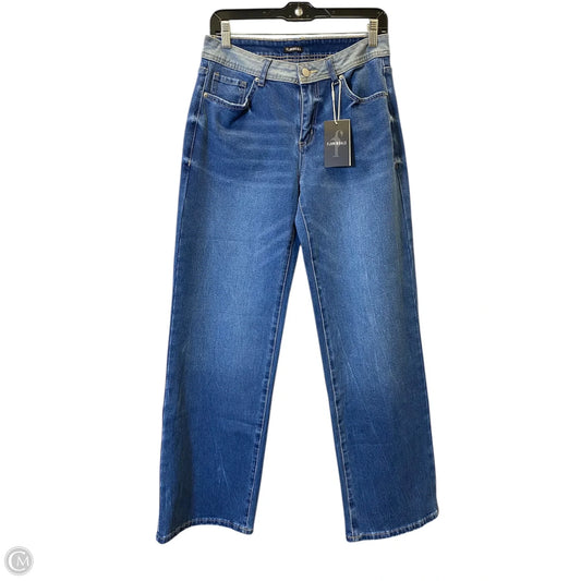 Jeans Wide Leg By Clothes Mentor In Blue Denim, Size: S