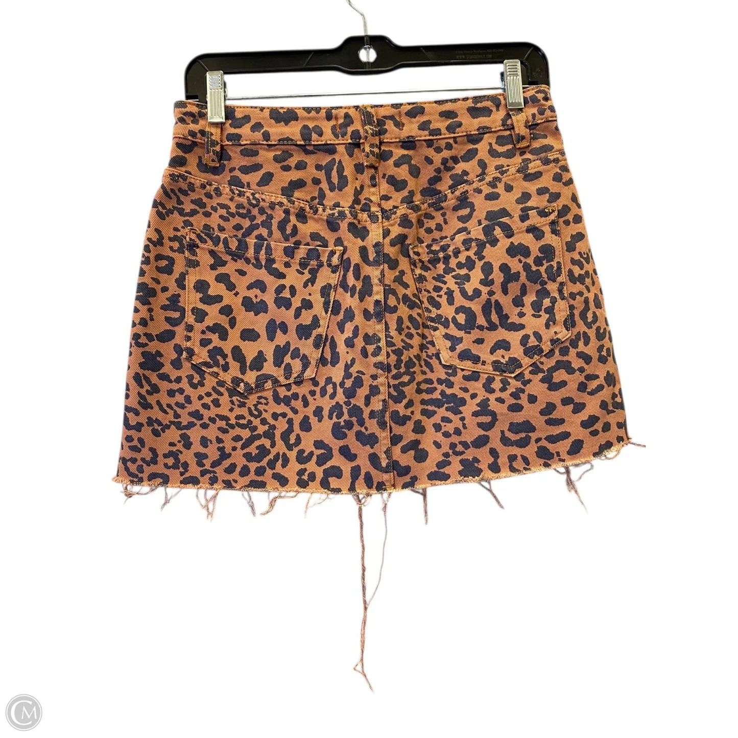 Skirt Mini & Short By Free People In Animal Print, Size: 2