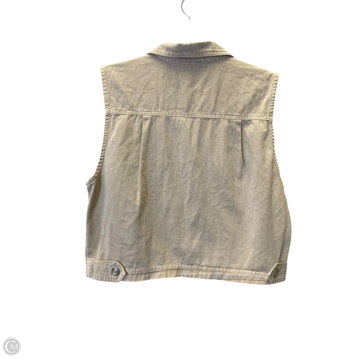 Vest Other By Clothes Mentor In Tan, Size: S