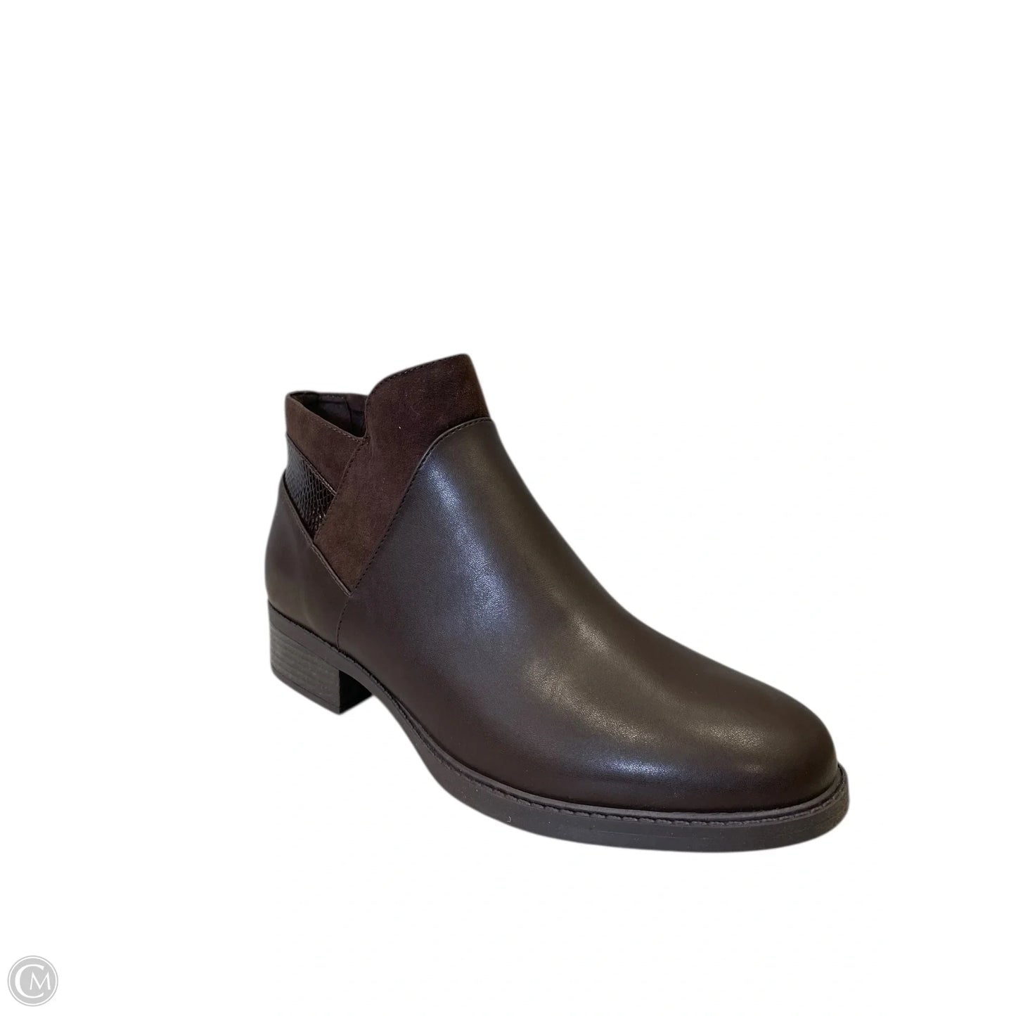 Boots Ankle Flats By Easy Spirit In Brown, Size: 11