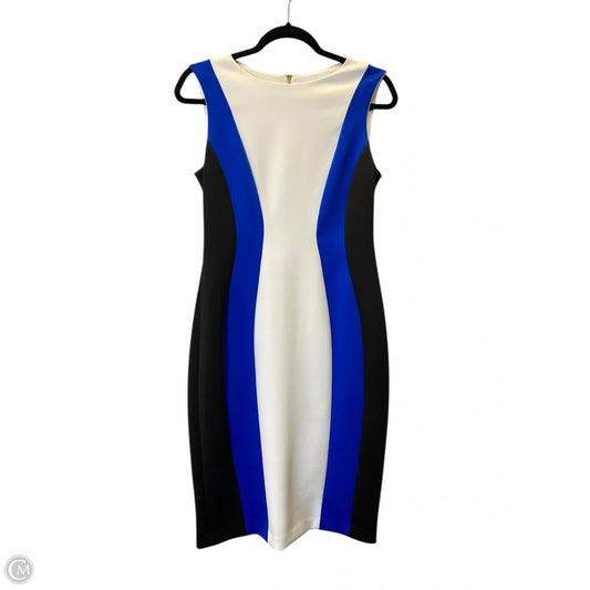 Dress Casual Short By Calvin Klein In Multi-colored, Size: M